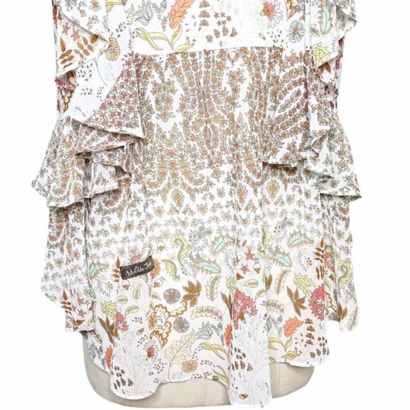 Matilda Jane Top Rustic Floral Boho Fly By Blouse XS - Picture 8 of 9